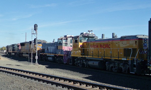 UP5566 (C44ACCTE) - UP6220 (C44AC) - UP4795 (SD70M) - UPY1434 (MP15AC) - UPY1471 (MP15AC)