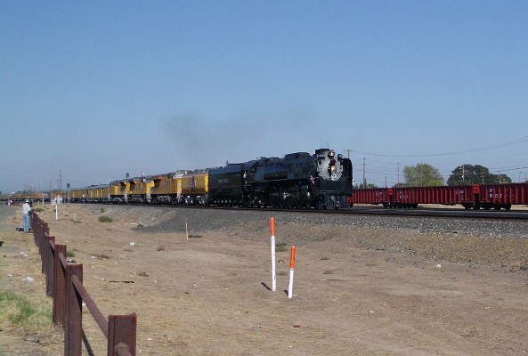 UP844 (4-8-4) - UP7947 (C45ACCTE) - UP8715 (SD70ACe) - UP8775 (SD70ACe)