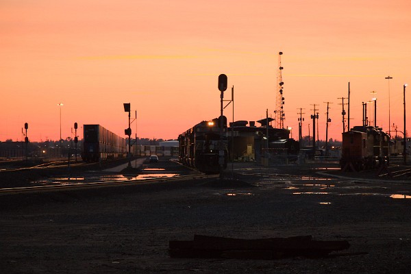 Just After Sunset At The Railyard - NS4551 (AC44C6M)