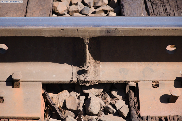 A Welded Rail Joint