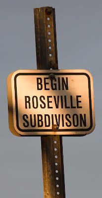 Begin Roseville Subdivision