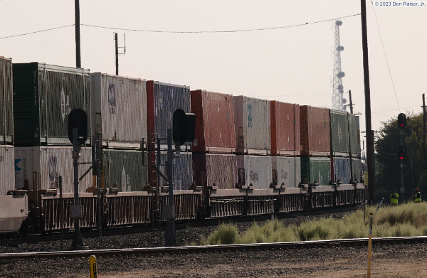 The First Pair Of Leaning Containers