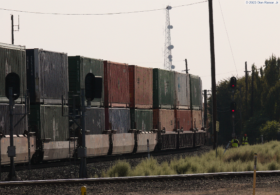 The Second Pair Of Leaning Containers