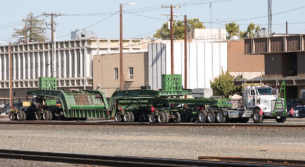 Hey, that's not a train! - An Omega Morgan Dual Lane Trailer.