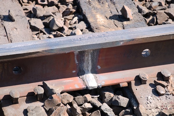 A Freshly Welded Rail Joint