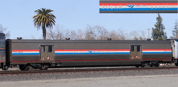 AMTK61056 Polar Express Baggage Car