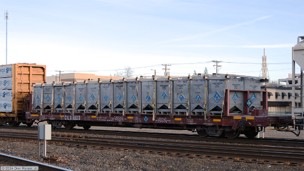 CILX1003 - Flatcar With Bulkheads